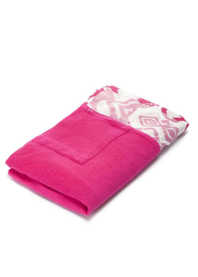 LASCANA Strandtuch Handtuch, (1-St), Hamamtuch, Badetuch, Sommertuch mit kleiner Tasche – Bild 2 von 5