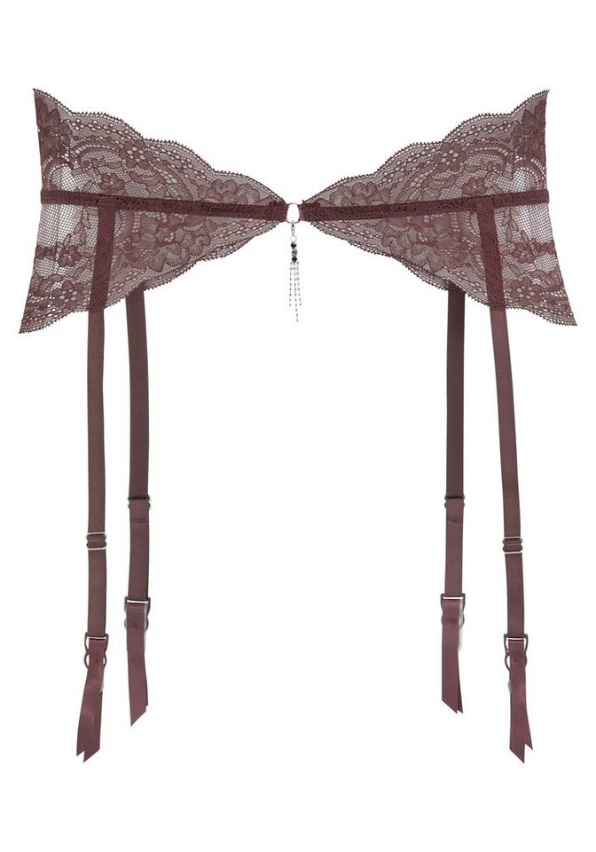 LASCANA Strapsgürtel, Strumpfhalter mit Strapsen, als Dessous-Set kombinierbar, sexy Unterwäsche, sexy Dessous, Reizwäsche Damen – Bild 2 von 5