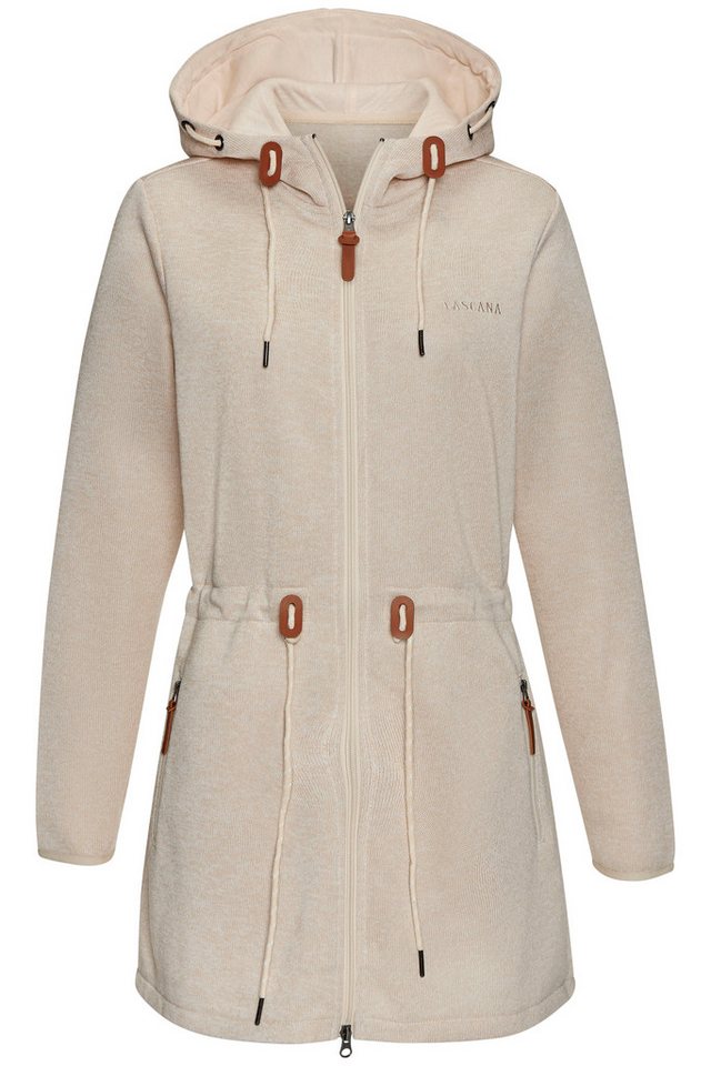 LASCANA Strickfleecejacke mit Kapuze – Bild 2 von 5