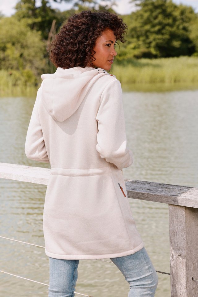 LASCANA Strickfleecejacke mit Kapuze – Bild 3 von 5