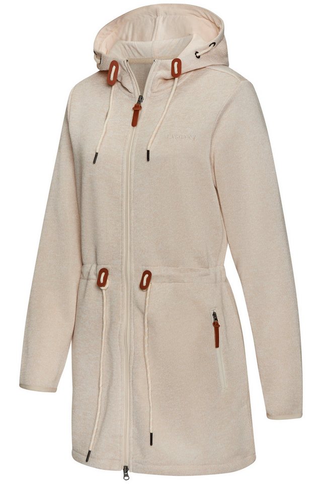 LASCANA Strickfleecejacke mit Kapuze – Bild 4 von 5
