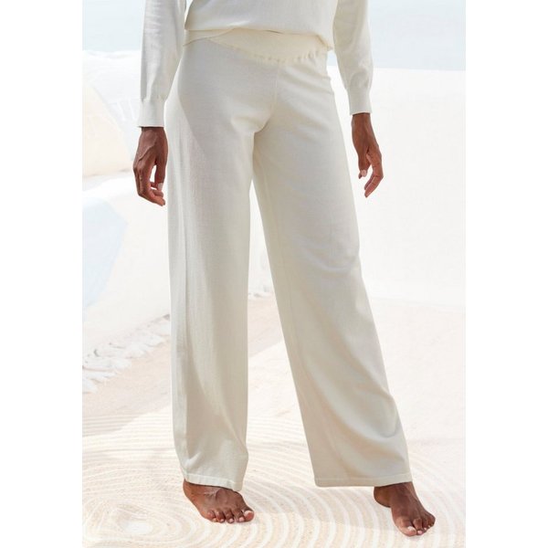 LASCANA Strickhose mit weitem Bein, Loungewear