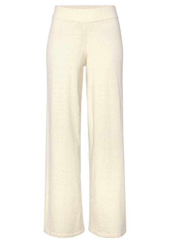 LASCANA Strickhose mit weitem Bein, Loungewear – Bild 2 von 5
