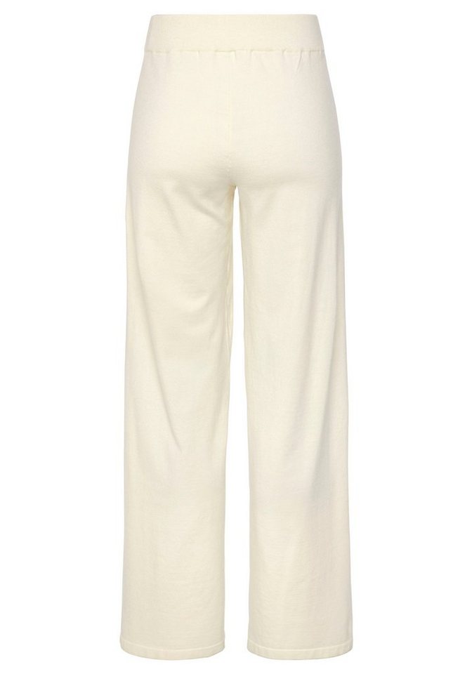 LASCANA Strickhose mit weitem Bein, Loungewear – Bild 4 von 5