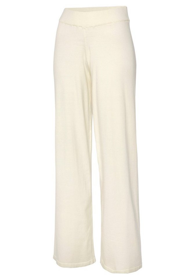 LASCANA Strickhose mit weitem Bein, Loungewear – Bild 5 von 5