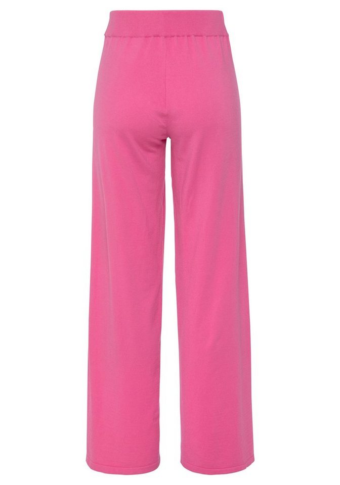 LASCANA Strickhose mit weitem Bein, Loungewear – Bild 4 von 5