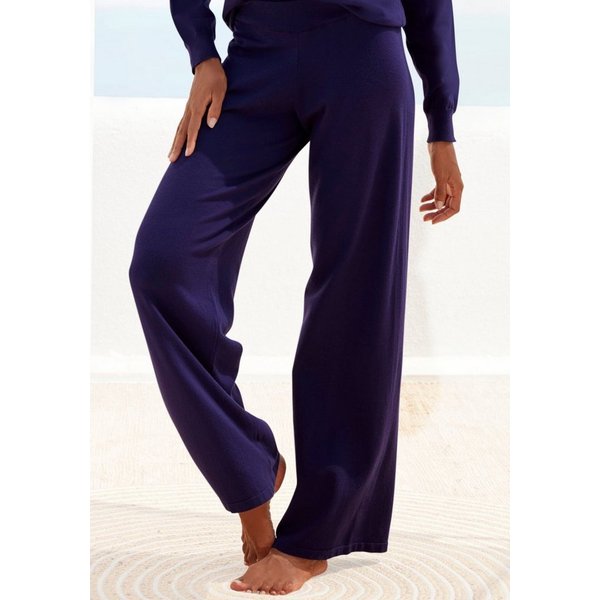 LASCANA Strickhose mit weitem Bein, Loungewear