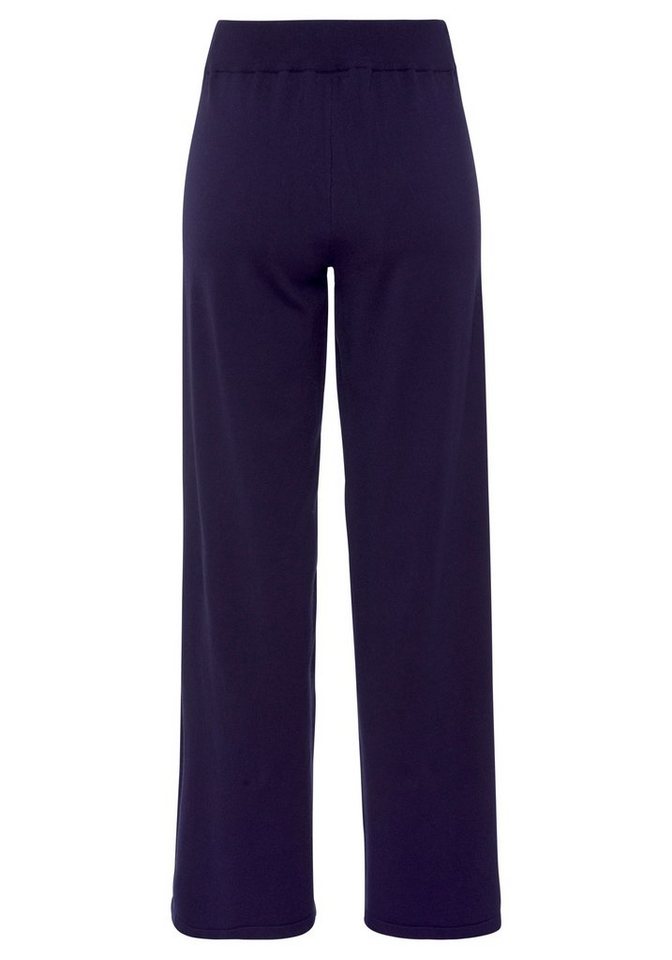 LASCANA Strickhose mit weitem Bein, Loungewear – Bild 4 von 5