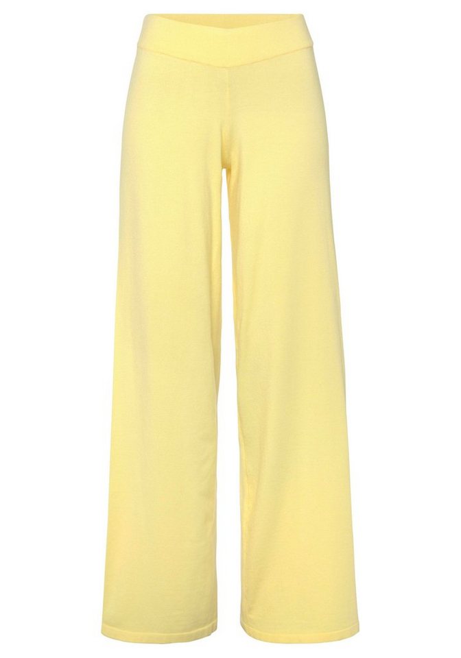 LASCANA Strickhose mit weitem Bein, Loungewear – Bild 2 von 5