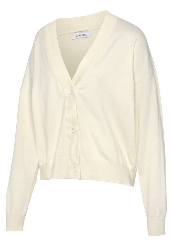 LASCANA Strickjacke in kurzer Form, Loungewear – Bild 5 von 5