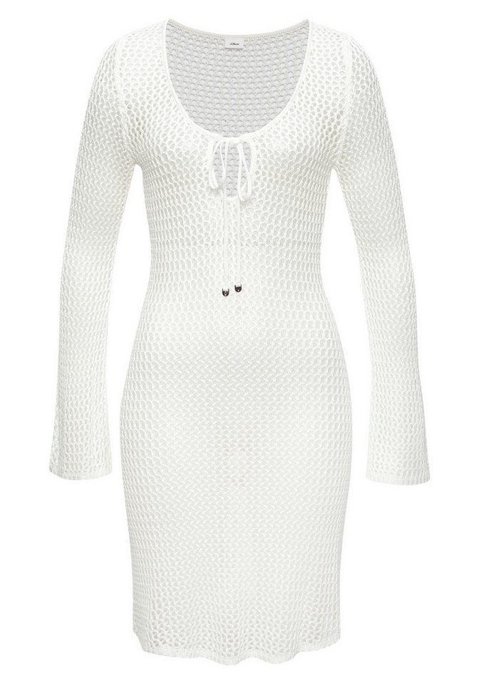 LASCANA Strickkleid mit langen Ärmeln, modisches Strandkleid – Bild 2 von 5