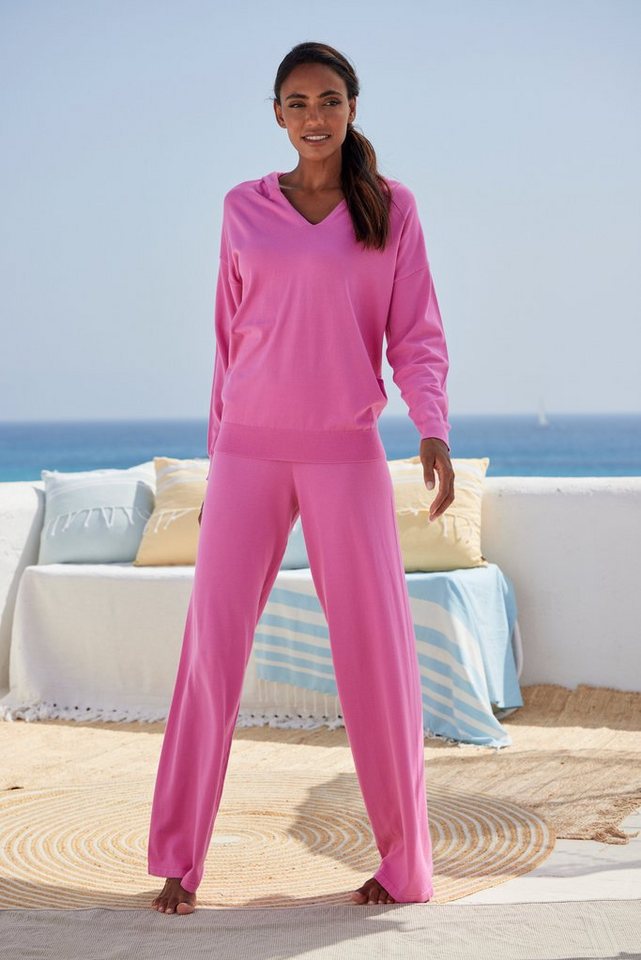 LASCANA Strickpullover / Loungepullover aus weicher Viskosemischung, Loungewear – Bild 3 von 5