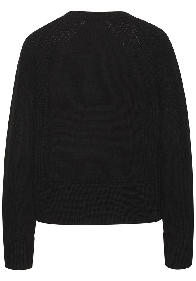 LASCANA Strickpullover mit Grobstrick-Details kuscheliger Damenpullover, warmer Rundhalspullover, bequem – Bild 3 von 5