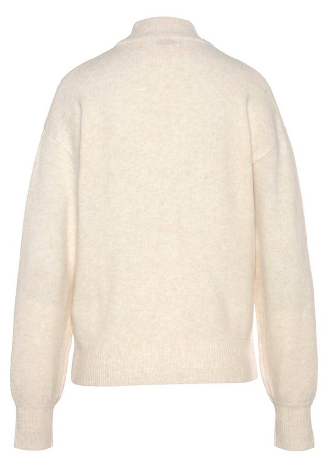 LASCANA Strickpullover mit Stehkragen und Rippbündchen, Loungewear – Bild 4 von 5