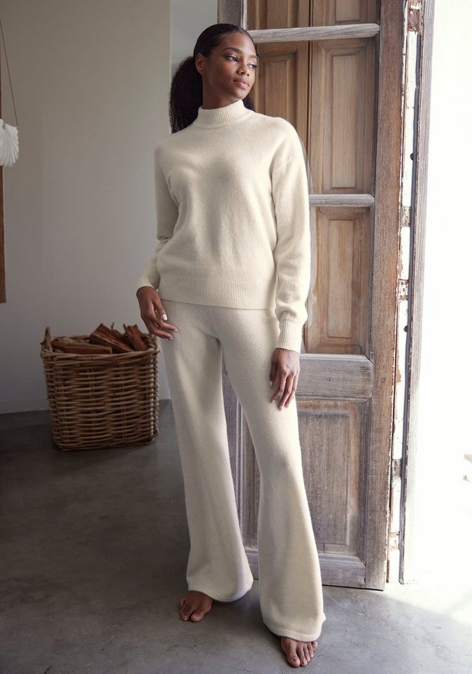 LASCANA Strickpullover mit Stehkragen und Rippbündchen, Loungewear – Bild 5 von 5