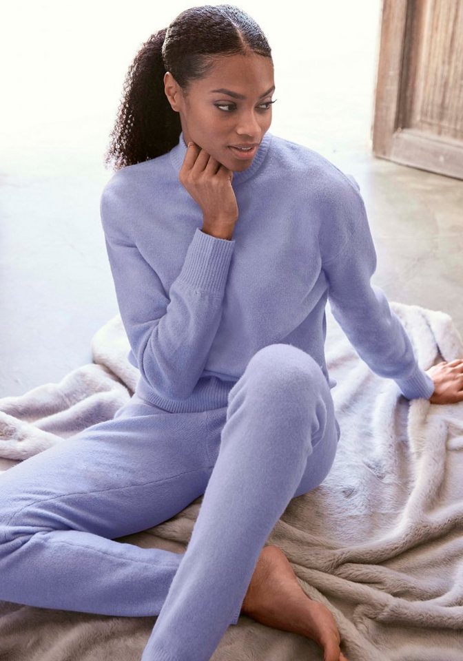 LASCANA Strickpullover mit Stehkragen und Rippbündchen, Loungewear – Bild 3 von 5