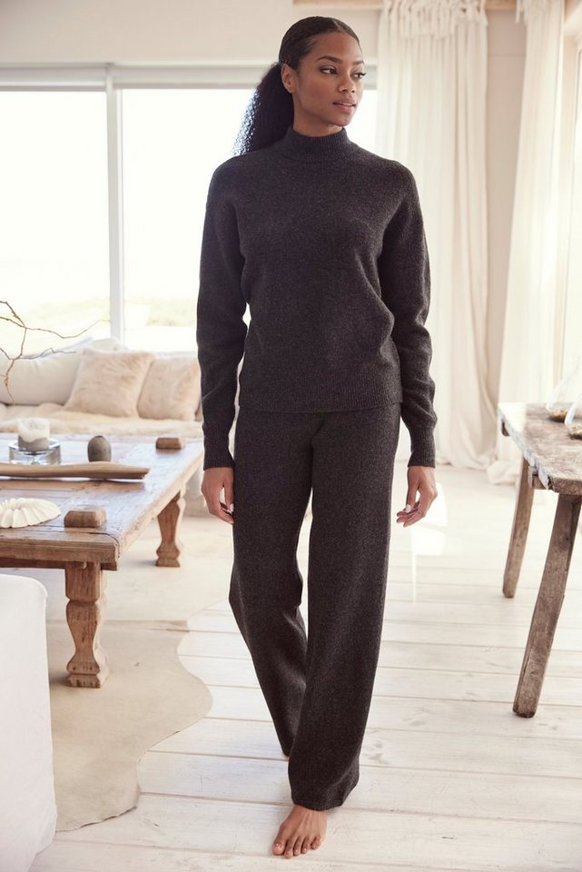 LASCANA Strickpullover mit Stehkragen und Rippbündchen, Loungewear – Bild 3 von 5