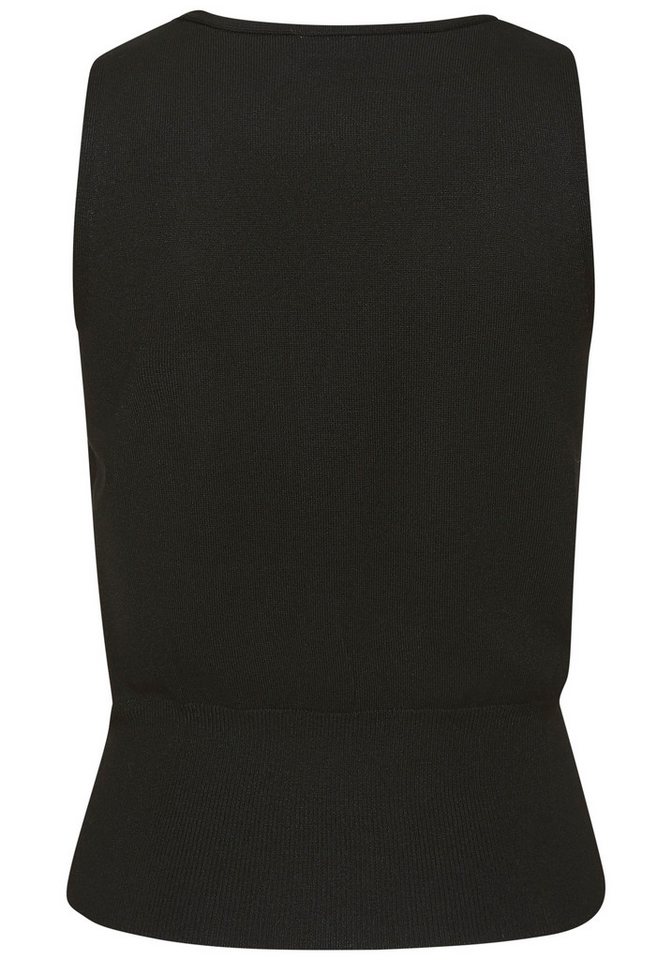 LASCANA Stricktop mit figurschmeichelndem Strickmuster gestricktes Top mit schmaler Passform, Feinstricktop, Basic – Bild 4 von 5