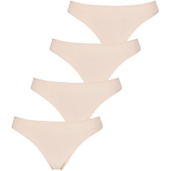 LASCANA String (4er-Pack) aus elastischer Baumwolle
