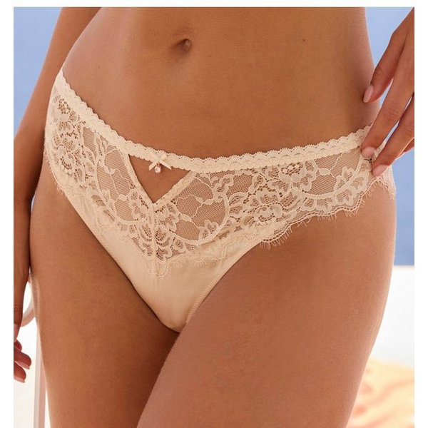 LASCANA String Alana mit Seide und edler Spitze, Dessous