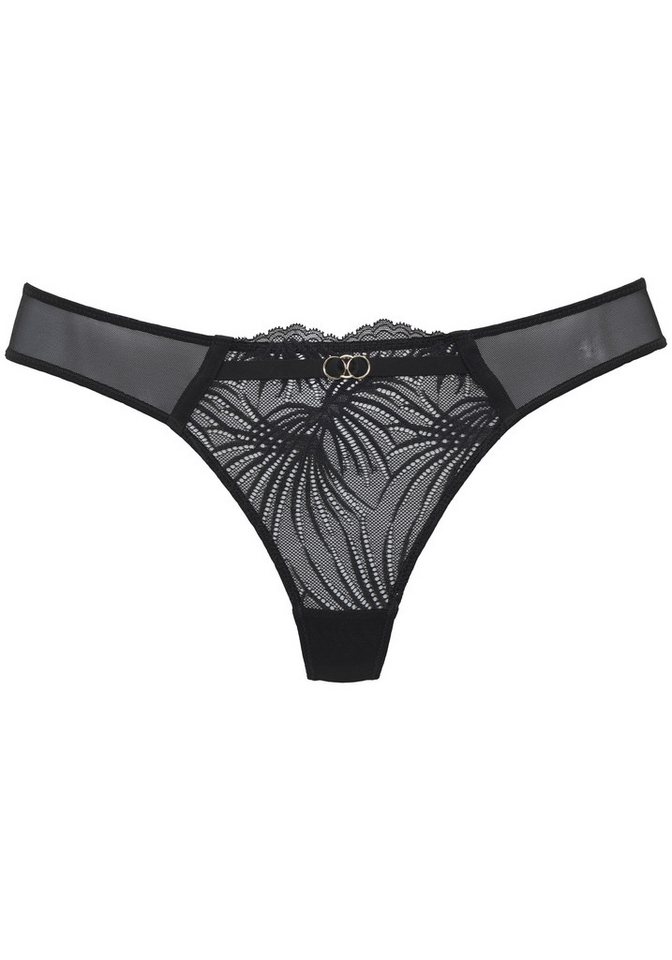 LASCANA String Alexia mit sexy Cut-Out & Ringaccessoires, sexy Dessous – Bild 2 von 5