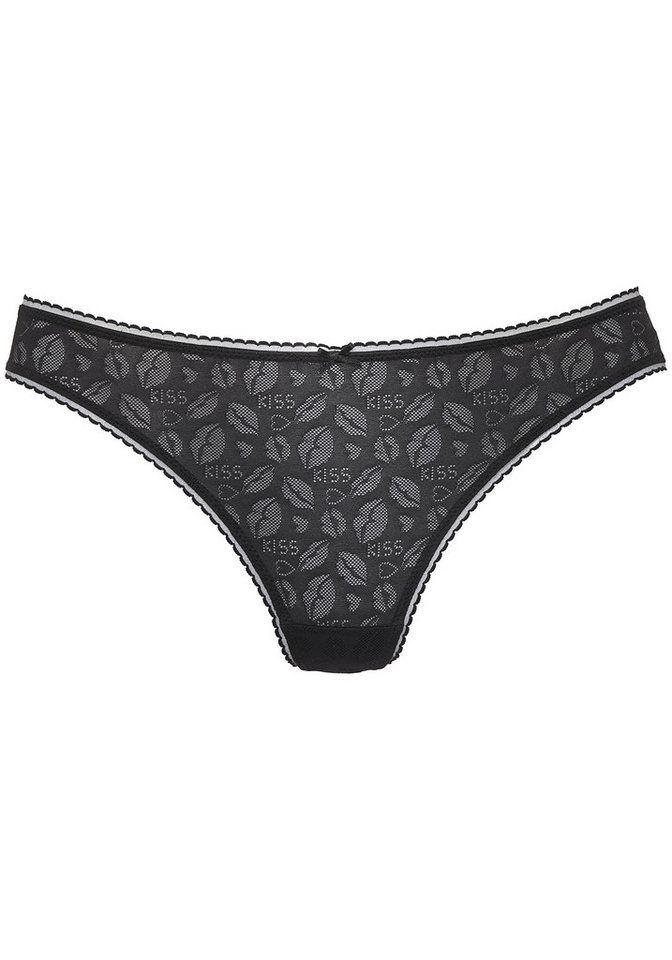LASCANA String aus Spitze in Kussmund-Optik – Bild 2 von 4