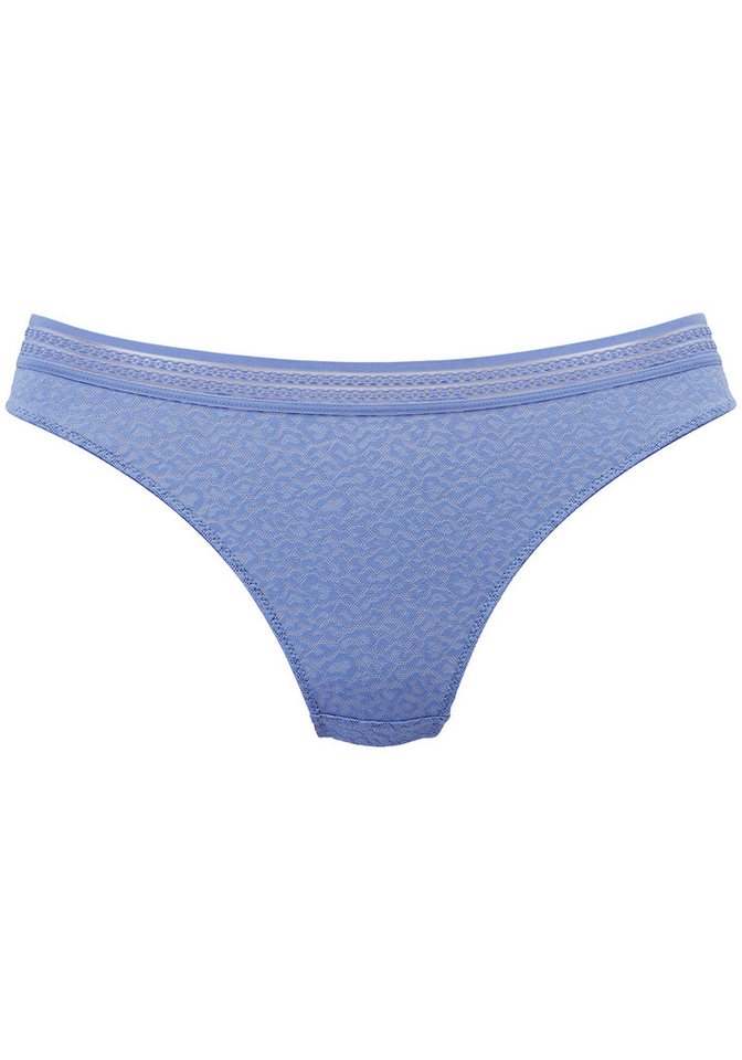 LASCANA String Freya aus Spitze in Leo-Optik mit modischem Bund, sexy Dessous – Bild 2 von 4