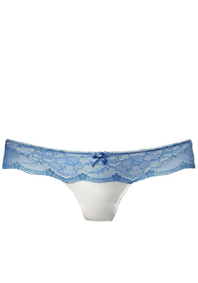 LASCANA String mit breitem Bund aus blumiger Spitze, Dessous – Bild 2 von 5