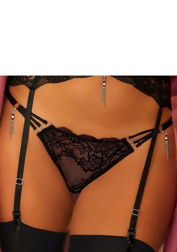 LASCANA String mit extravaganten Glitzeraccessoires – Bild 3 von 5