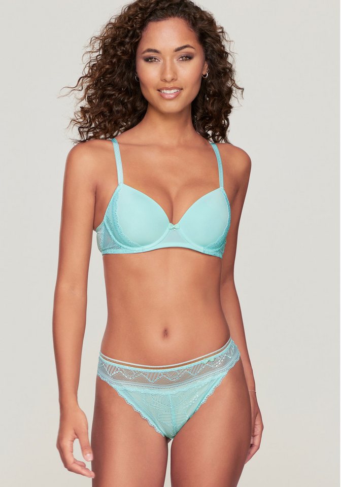 LASCANA String Tiziana mit anteilig recycelter Spitze – Bild 3 von 4