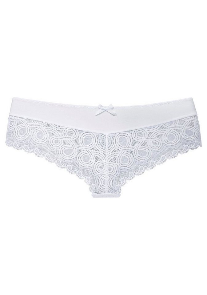 LASCANA Stringpanty mit extravaganter Spitze und Zierschleife – Bild 2 von 5