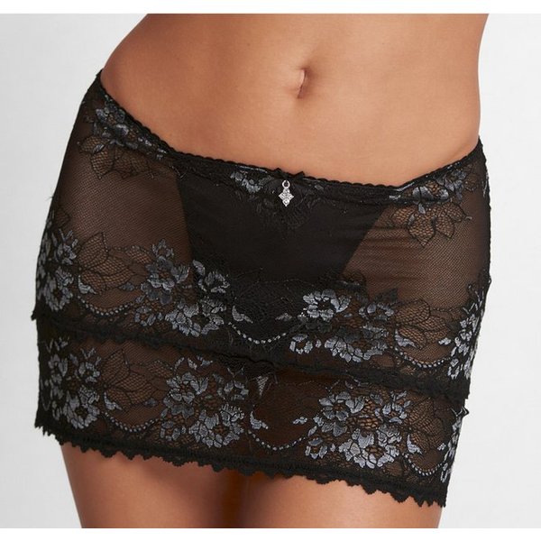 LASCANA Stringrock aus edler, floraler Spitze, sexy Dessous, Reizwäsche