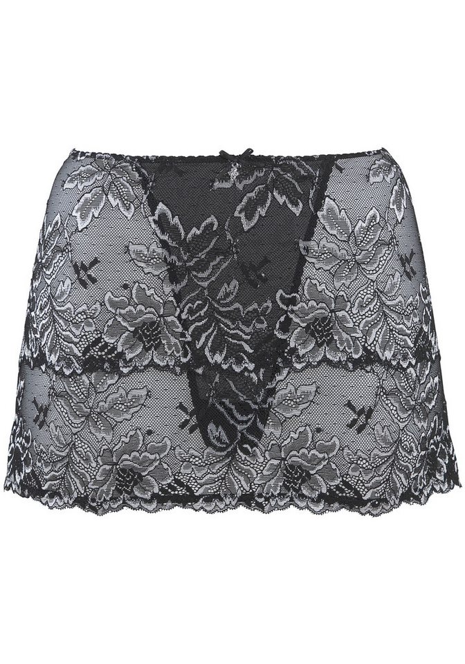LASCANA Stringrock aus edler, floraler Spitze, sexy Dessous, Reizwäsche – Bild 2 von 5