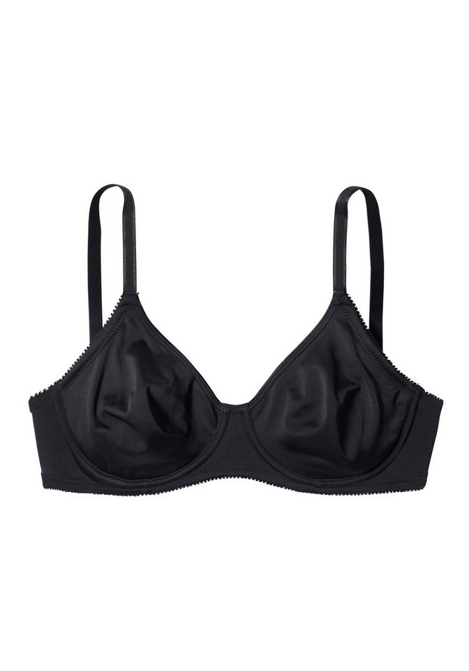 LASCANA T-Shirt-BH perfect basic mit Bügel, aus seidiger Microfaser, große Größen, bequemer BH – Bild 3 von 5