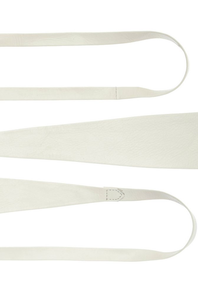 LASCANA Taillengürtel Bindegürtel, Bauchgürtel, Ledergürtel, Gürtel für Kleid & Overall aus weichem Leder zum Binden mit Shaping-Effekt – Bild 3 von 3