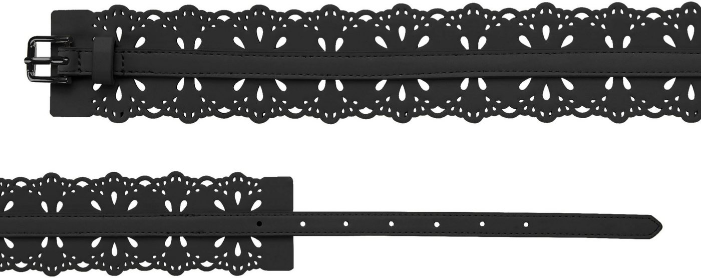 LASCANA Taillengürtel Cut-Out-Gürtel, Gürtel für Kleid & Overall, Bauchgürtel mit modernen Cut-Outs – Bild 2 von 5