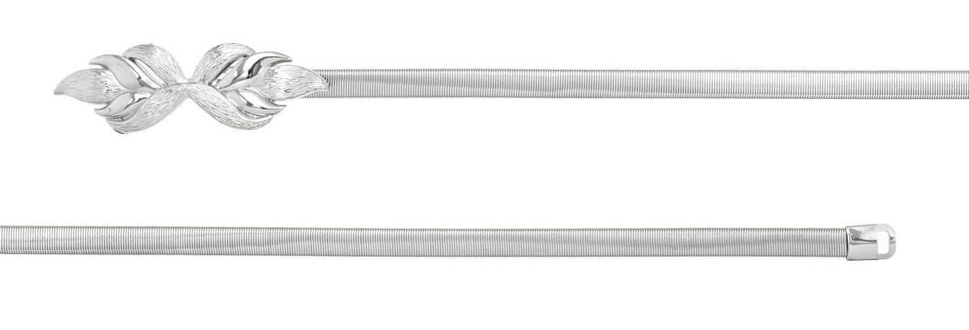 LASCANA Taillengürtel Schmuckgürtel, elastischer Gürtel für Kleid & Overall, Bauchgürtel aus Stretch-Material mit moderner Schließe – Bild 4 von 5
