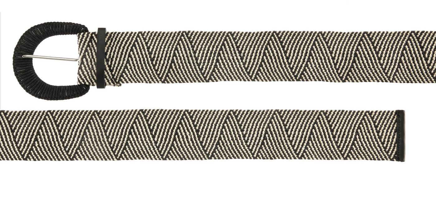 LASCANA Taillengürtel Stretchgürtel, Schmuckgürtel, Gürtel für Kleid & Overall, Bauchgürtel NEU moderne Bast-Optik, mit Shaping-Effekt dank elastischem Material – Bild 2 von 5