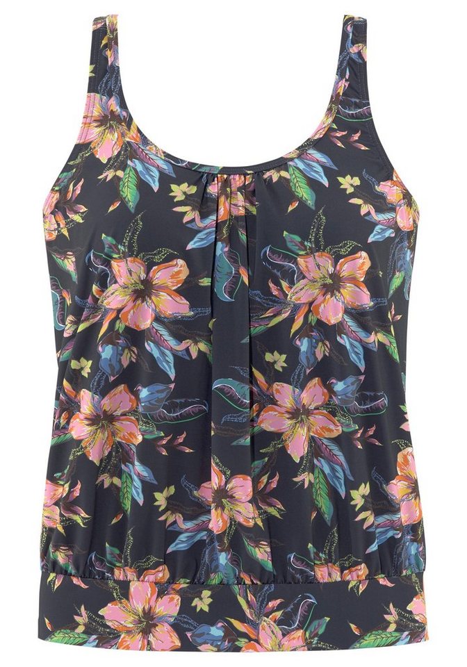 LASCANA Tankini-Top Malia, mit lockerem Schnit und tropischem Print – Bild 2 von 5
