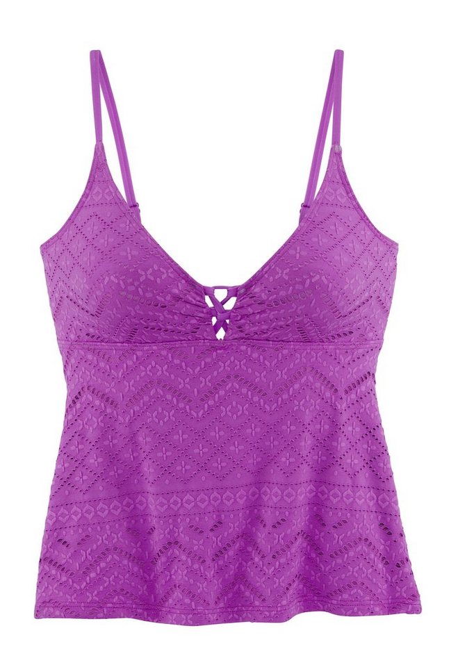 LASCANA Tankini-Top Omara, mit Lochstickerei – Bild 2 von 5