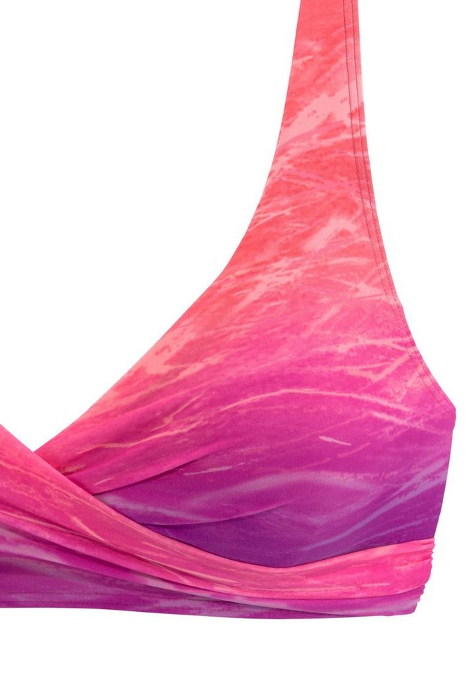 LASCANA Triangel-Bikini mit Farbverlauf – Bild 3 von 5