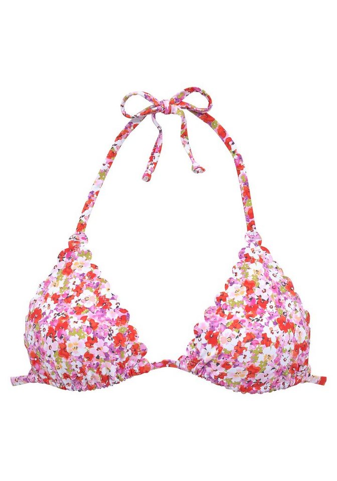 LASCANA Triangel-Bikini-Top Jasmin, im Blümchen-Druck – Bild 2 von 5