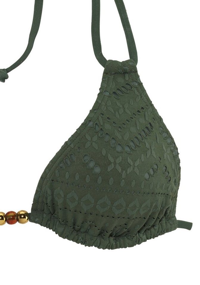 LASCANA Triangel-Bikini-Top Omara, mit Lochstickerei – Bild 3 von 5