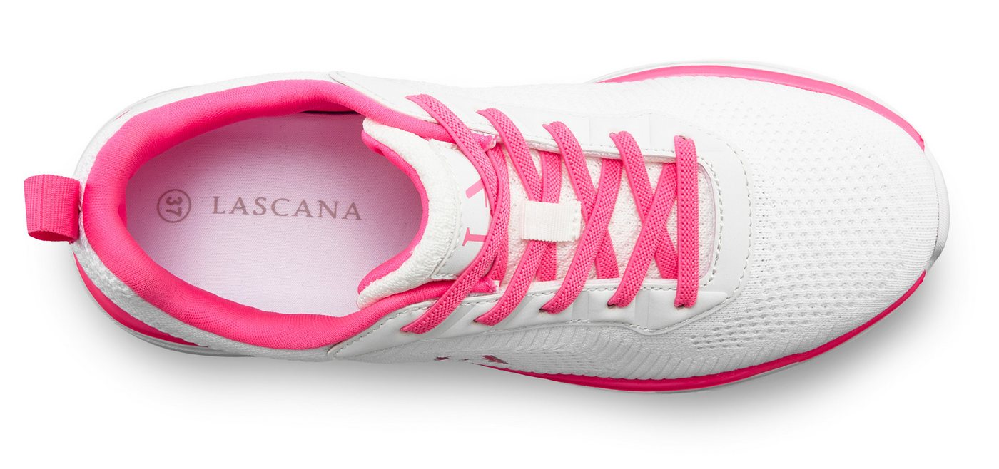 LASCANA Turnschuhe, Sneaker Freizeitschuh, Halbschuh im sportiven Look VEGAN – Bild 4 von 5