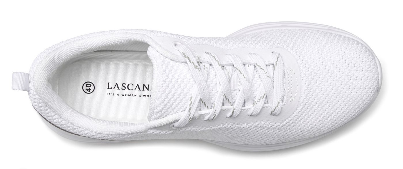 LASCANA Turnschuhe, Sneaker Schnürhalbschuh, Halbschuh, Freizeitschuh ultraleicht VEGAN – Bild 3 von 5