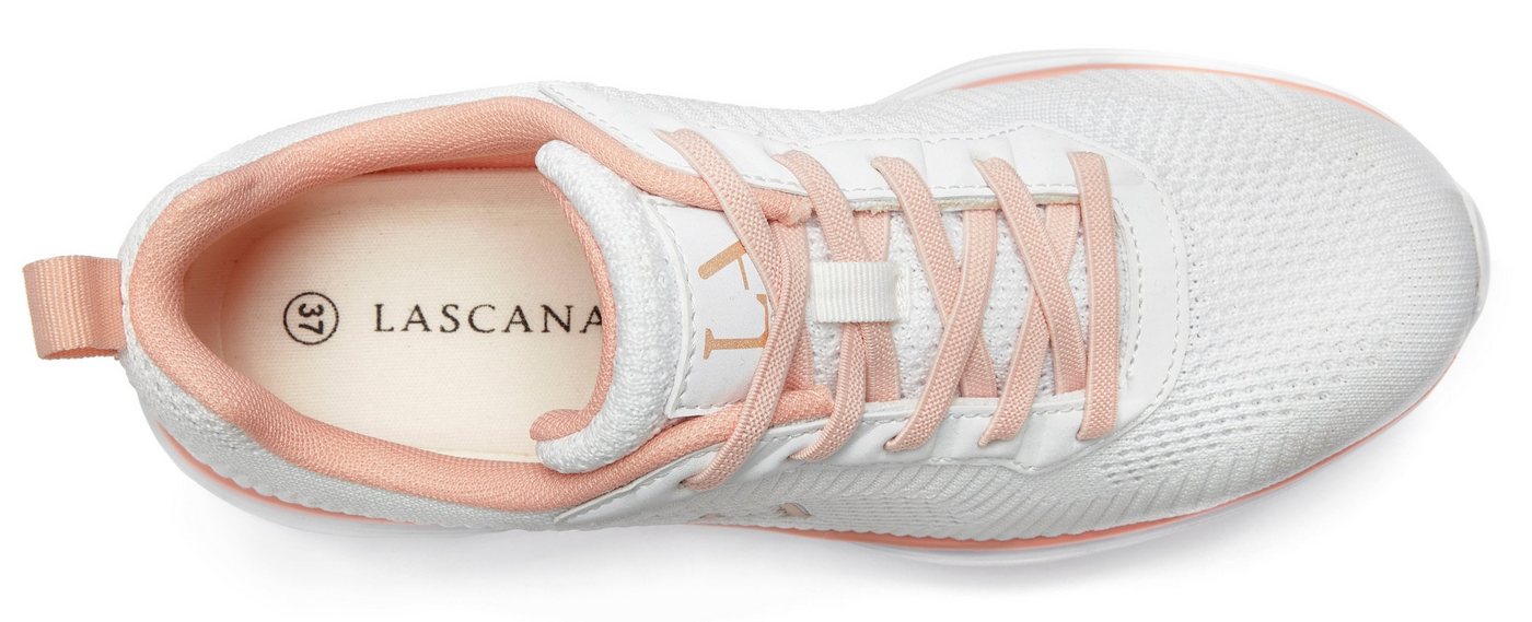 LASCANA Turnschuhe, Sneaker Freizeitschuh, Halbschuh im sportiven Look VEGAN – Bild 4 von 5