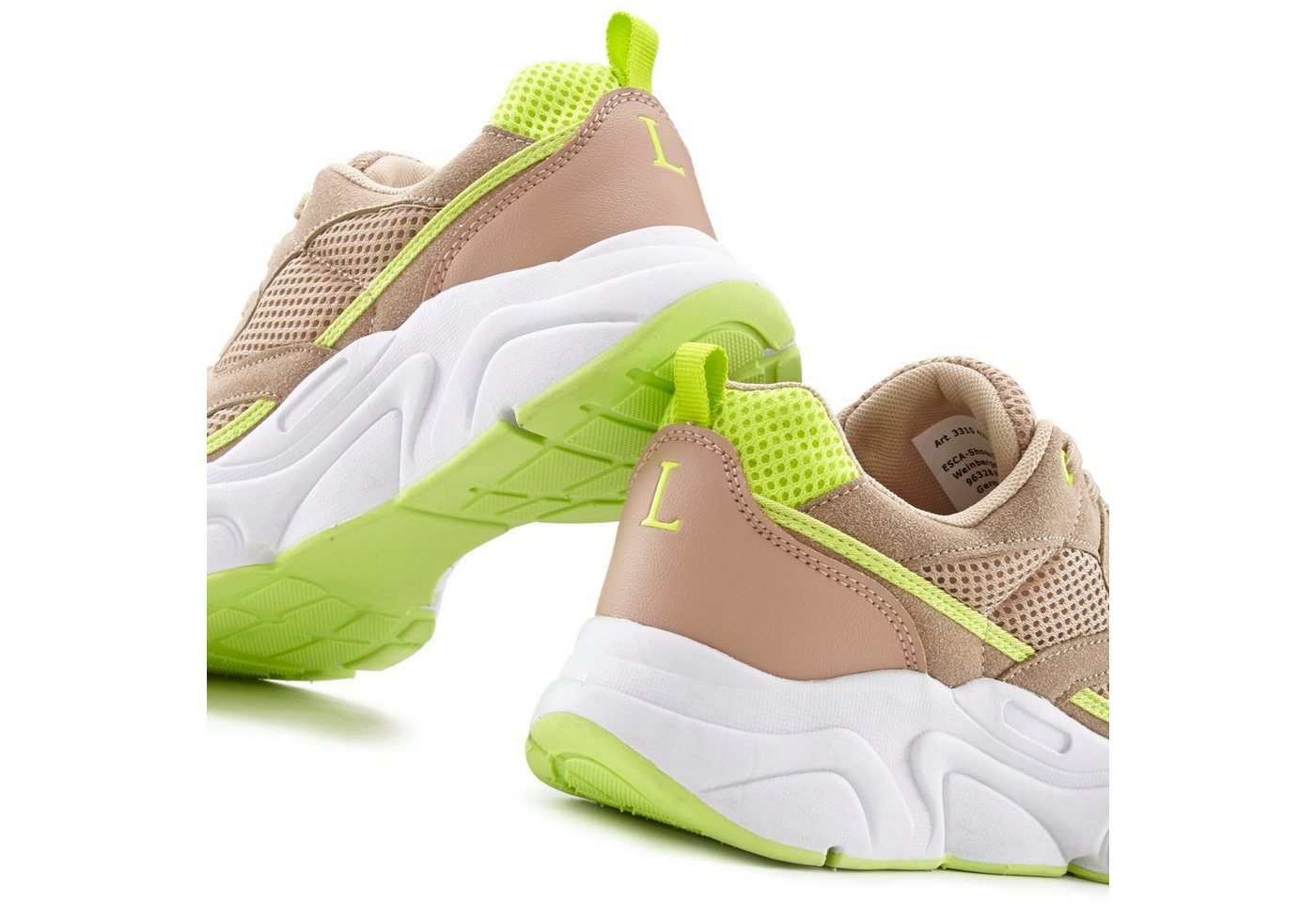 LASCANA Turnschuhe, Sneaker Schnürhalbschuh, leichte Chunky-Sohle, herausnehmbare Innensohle – Bild 5 von 5