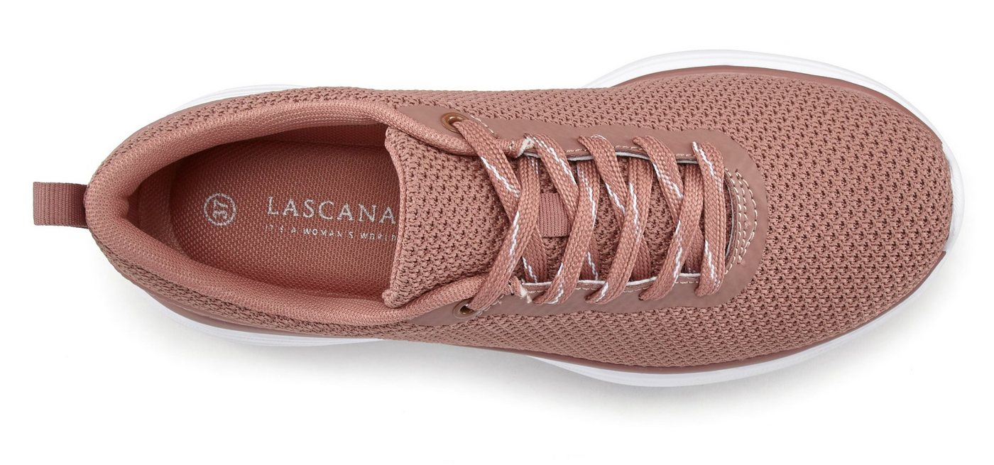 LASCANA Turnschuhe, Sneaker Schnürhalbschuh, Halbschuh, Freizeitschuh ultraleicht VEGAN – Bild 3 von 5