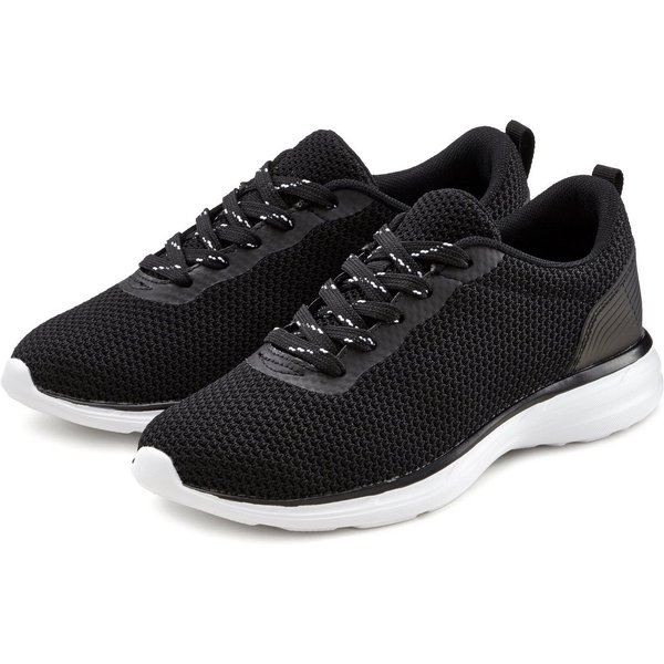 LASCANA Turnschuhe, Sneaker Schnürhalbschuh, Halbschuh, Freizeitschuh ultraleicht VEGAN