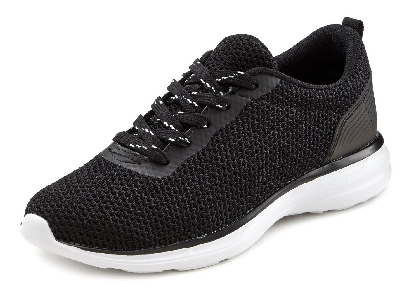 LASCANA Turnschuhe, Sneaker Schnürhalbschuh, Halbschuh, Freizeitschuh ultraleicht VEGAN – Bild 2 von 5
